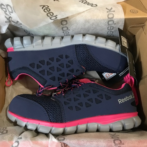 NEW Reebok Women's Size 6.5 Sublite Cushion Lightweight Work Safety Shoes - Picture 1 of 10